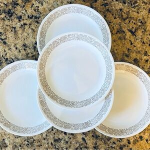 Corelle  Woodland Brown Luncheon Plates  Set of 5 - 8 1/2” wide
